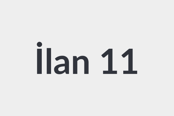 İlan Başlığı 11