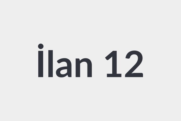 İlan Başlığı 12