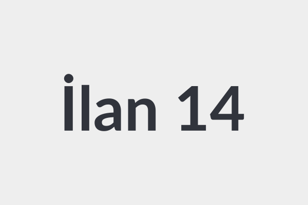 İlan Başlığı 14