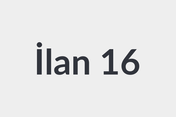 İlan Başlığı 16