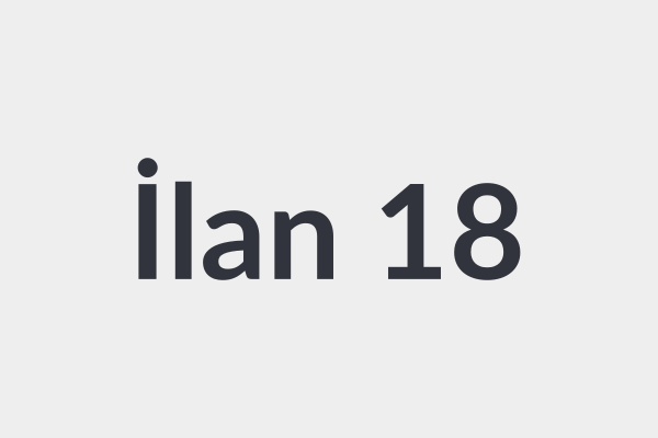 İlan Başlığı 18