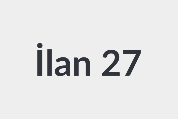 İlan Başlığı 27
