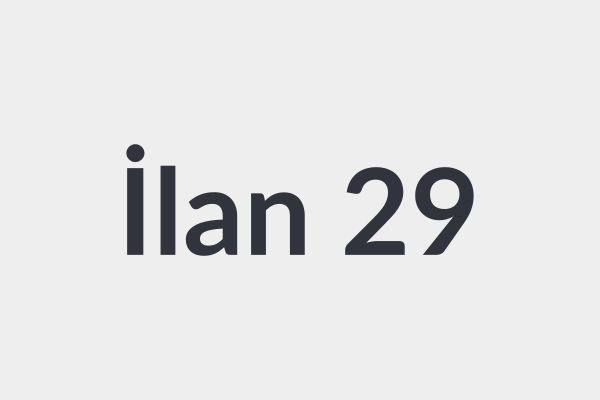İlan Başlığı 29