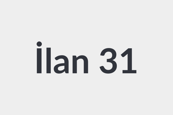 İlan Başlığı 31