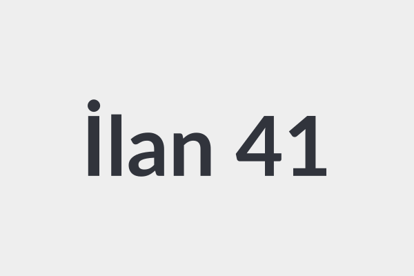 İlan Başlığı 41