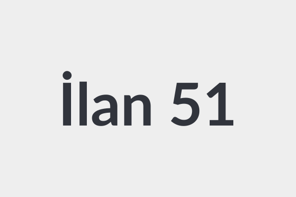 İlan Başlığı 51