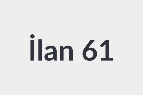 İlan Başlığı 61